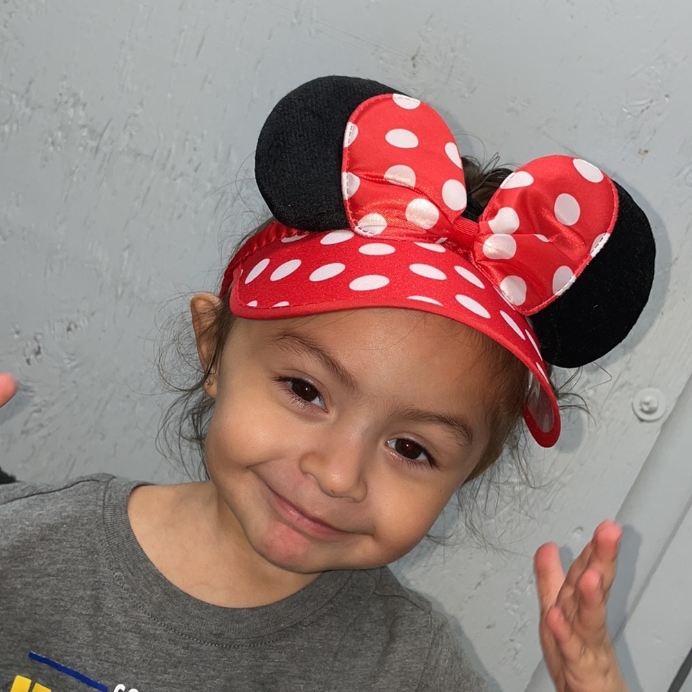 Miniโ mouse POKA DOT EARS VISOR